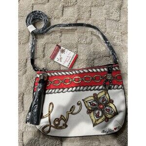 BRIGHTON GLITTER & GO POUCH CROSSBODY PURSE - NEW